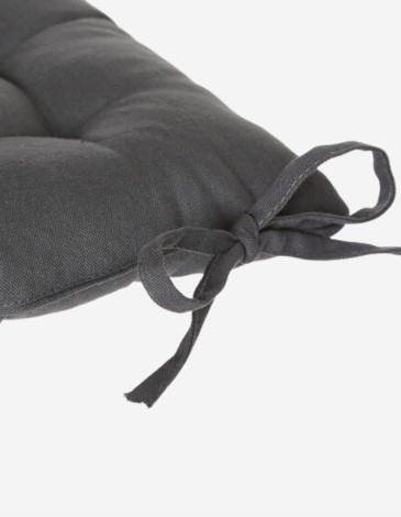 COJIN PARA SILLA 38X38 GRIS OSCURO
