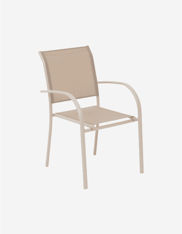 SILLA APILABLE PIAZZA LINO Y ARCILLA