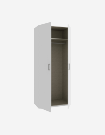ARMARIO 2P BLANCO 90CM