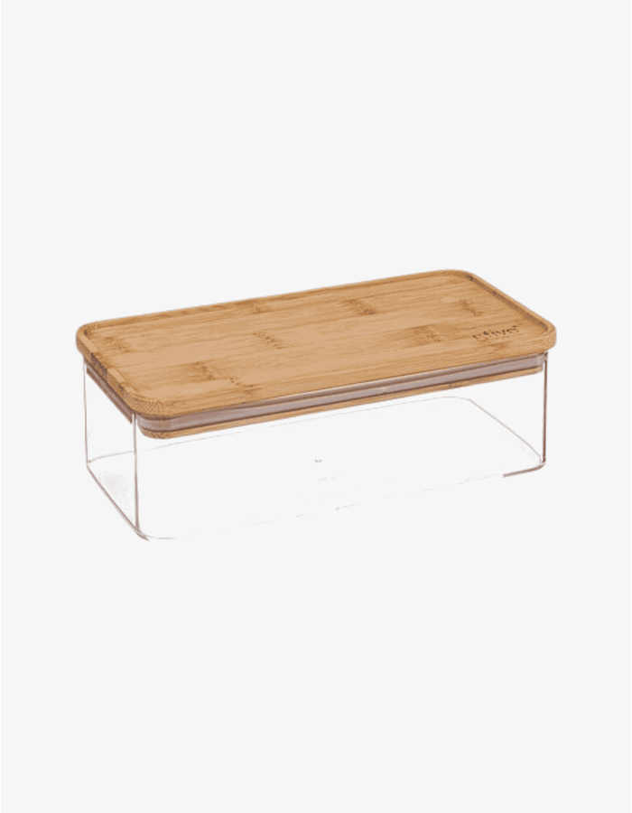 CAJA RECTANGULAR "ESKE" 1L POLIESTIRENO 