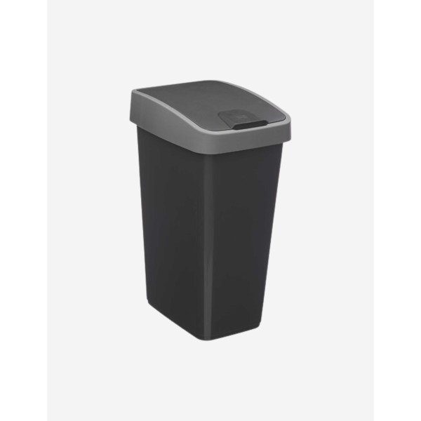 CUBO DE BASURA DE PLÁSTICO 25L 2 APERTURAS