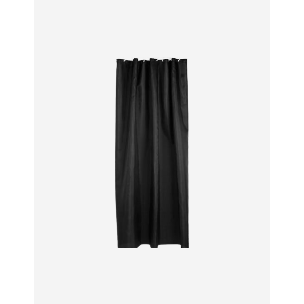 CORTINA DE DUCHA 180X200 NEGRO