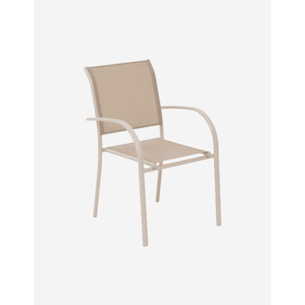 SILLA APILABLE PIAZZA LINO Y ARCILLA