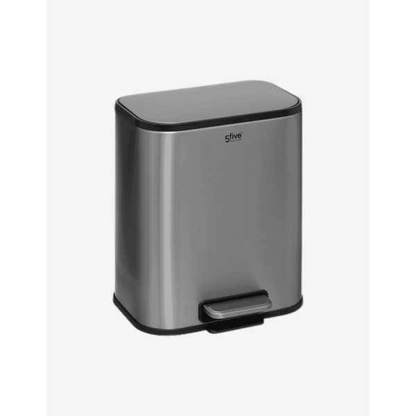 PAPELERA CON PEDAL 5L INOX MATE