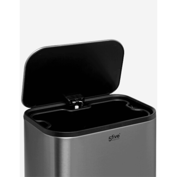 PAPELERA CON PEDAL 5L INOX MATE