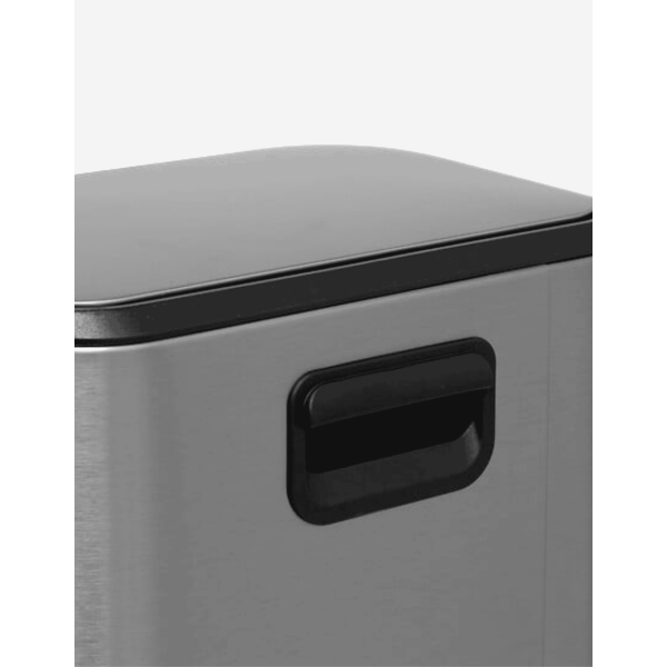PAPELERA CON PEDAL 5L INOX MATE