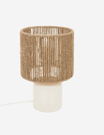 LÁMPARA DE MESA KOBY BLANCO