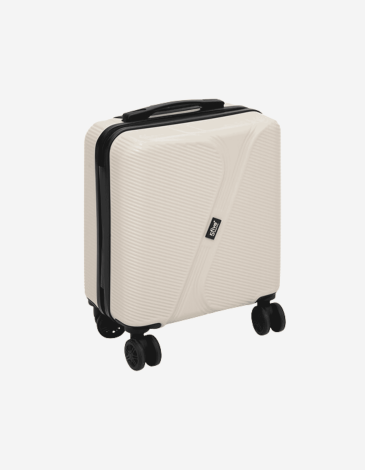 MALETA DE CABINA RÍGIDA BEIGE