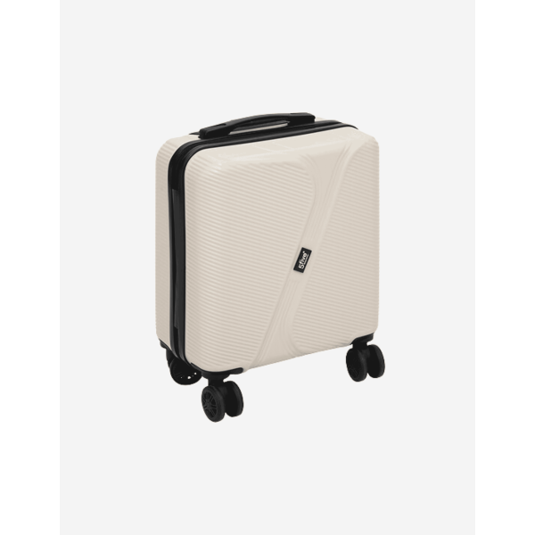 MALETA DE CABINA RÍGIDA BEIGE