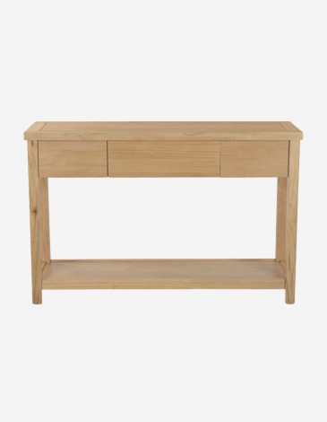 CONSOLA PINO 120X40X78 NATURAL