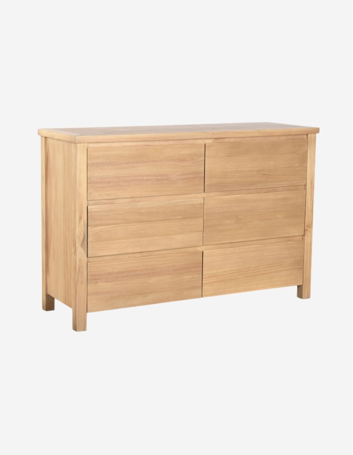 COMODA PINO 120X40X80