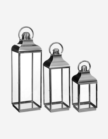 FAROL RECTANGULAR DE EXTERIOR INOX L