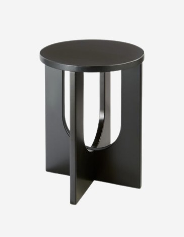 MESA DE CAFÉ "BLOOM" 40CM NEGRO 