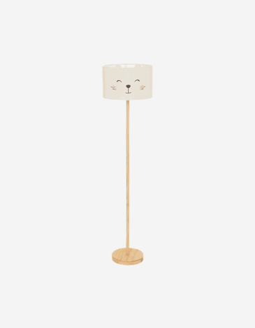 LAMPARA DE PIE INFANTIL GATO FELIX 154CM