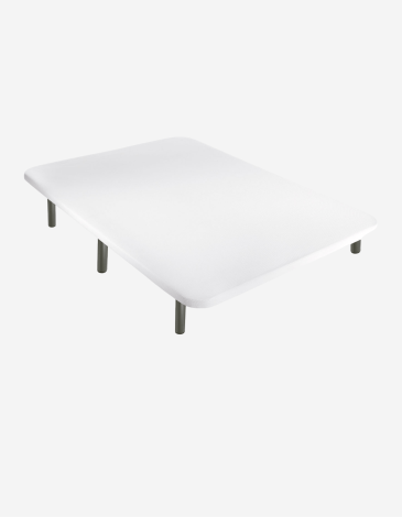 BASE TAPIZADA 150X190 BLANCA
