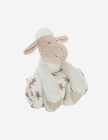MANTA PLAID INFANTIL CON PELUCHE