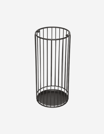 PARAGÜERO METAL NEGRO D21X47