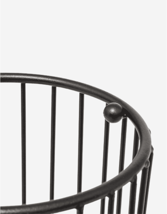 PARAGÜERO METAL NEGRO D21X47