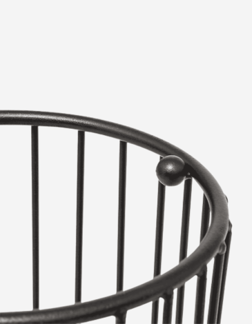 PARAGÜERO METAL NEGRO D21X47