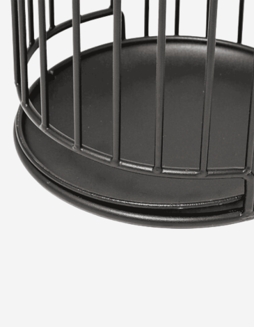 PARAGÜERO METAL NEGRO D21X47