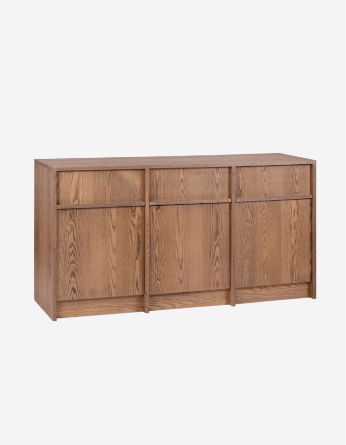 MUEBLE DE BAÑO DE CHAPA DE FRESNO NATURAL EN TONO 
