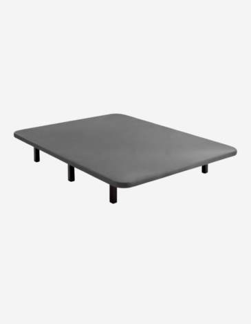 BASE TAPIZADA 90X190 TEJIDO  3D GRAFITO