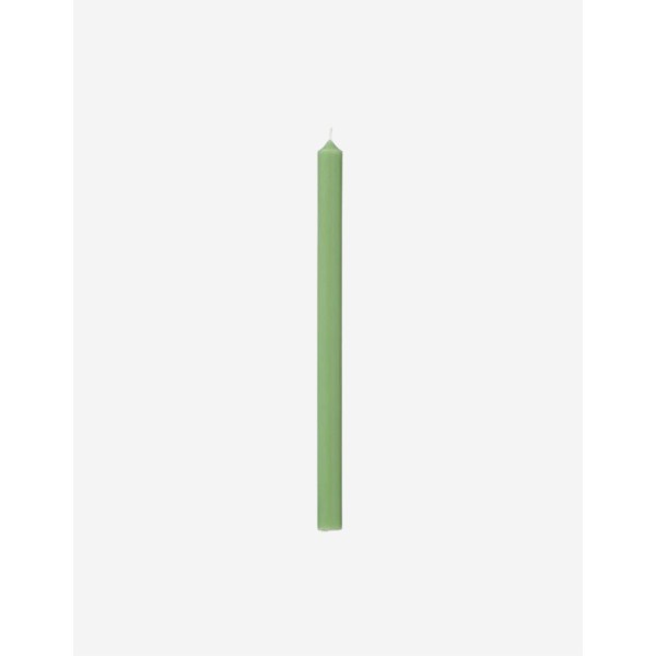 VELA CÓNICA EN COLOR VERDE TÉ 20CM