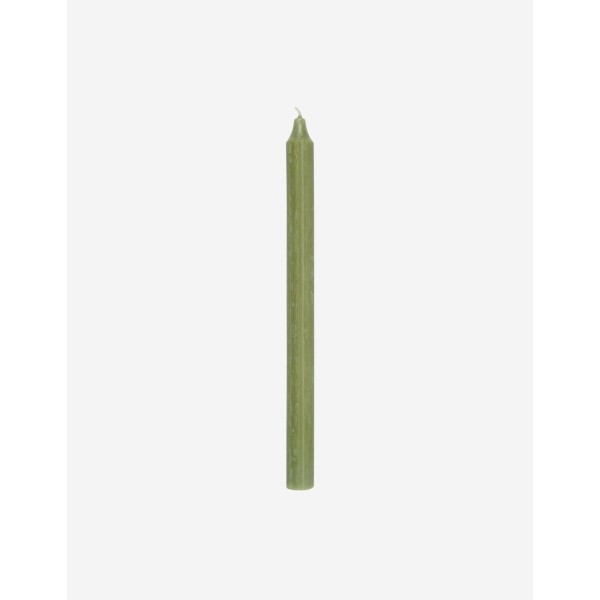 VELA ALTA EN COLOR VERDE MUSGO 29CM