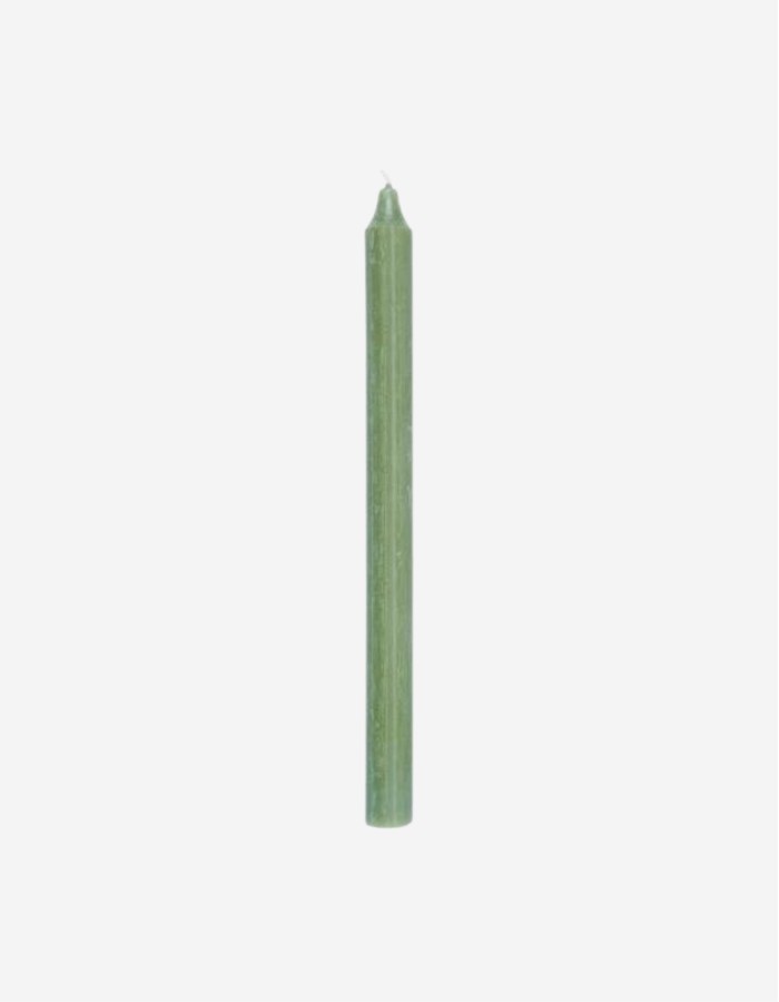 VELA ALTA EN COLOR VERDE TÉ 28CM