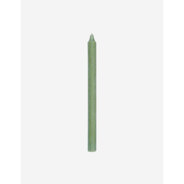 VELA ALTA EN COLOR VERDE TÉ 28CM
