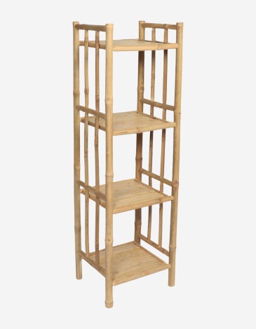 MUEBLE 4 ESTANTES DE BAMBÚ