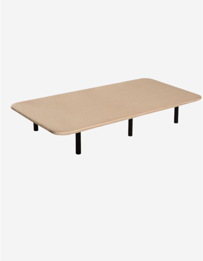 BASE TAPIZADA 90X190 BEIGE