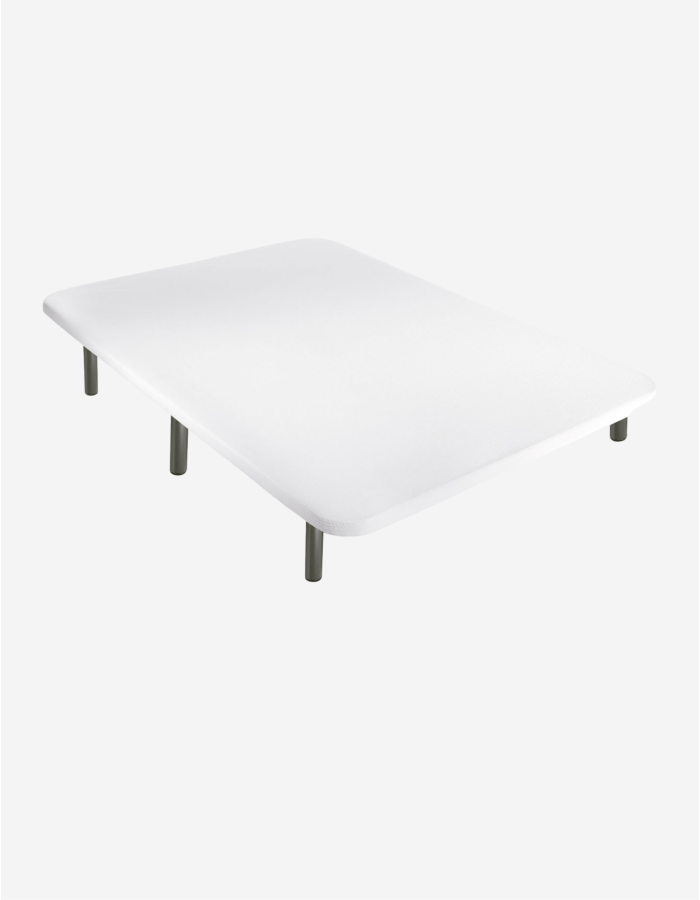 BASE TAPIZADA 90X190 BLANCA