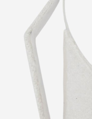 PANTALLA BELLINE 30CM DIAM. BOUCLE BLANCO