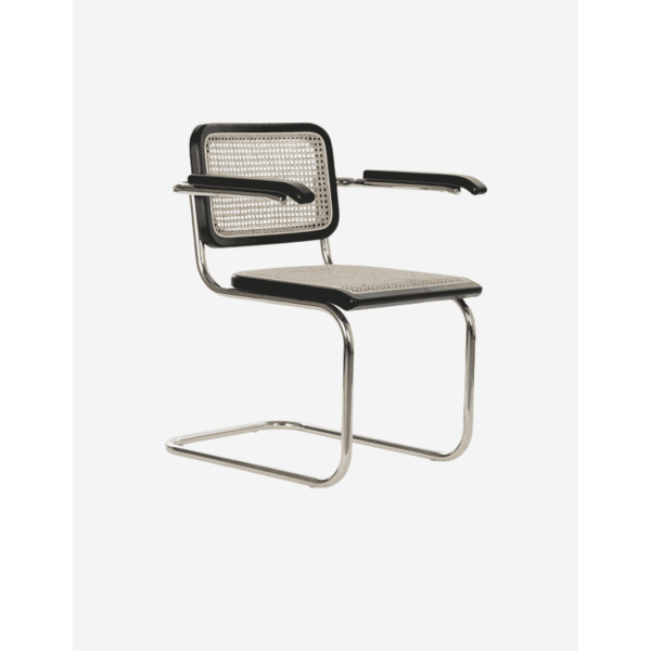 SILLA OLMO RATAN 65,5X62X79 REJILLA NEGRO