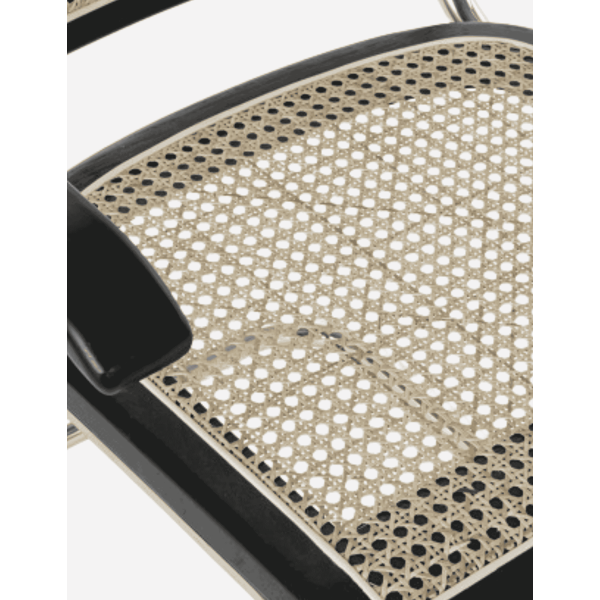 SILLA OLMO RATAN 65,5X62X79 REJILLA NEGRO