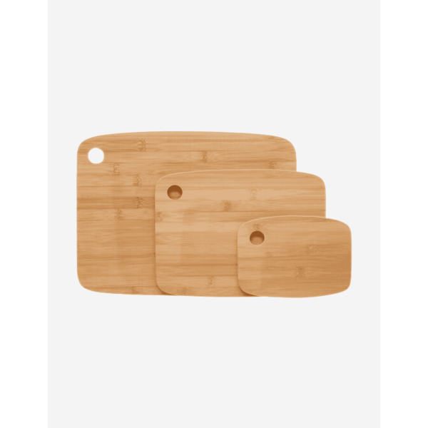 CONJUNTO DE 3 TABLAS DE CORTAR DE BAMBÚ