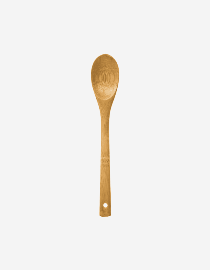 JUEGO 4 UTENSILIOS BAMBÚ CON RECIPIENTE