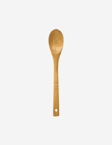 JUEGO 4 UTENSILIOS BAMBÚ CON RECIPIENTE