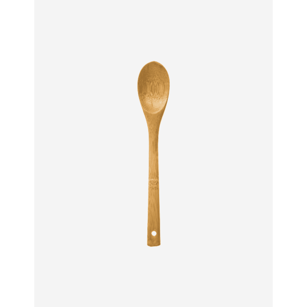 JUEGO 4 UTENSILIOS BAMBÚ CON RECIPIENTE
