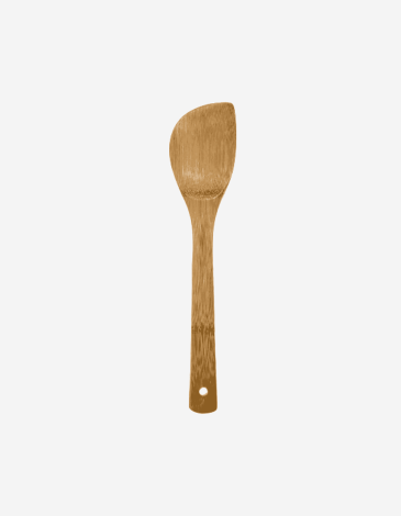 JUEGO 4 UTENSILIOS BAMBÚ CON RECIPIENTE