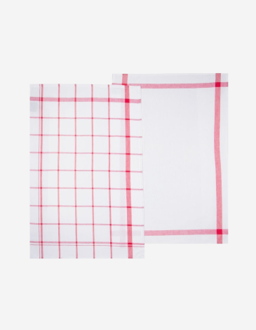 PAÑO COCINA P2 50X70CM ROJO