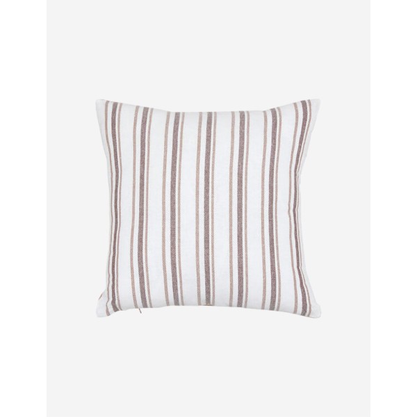 COJÍN GROOVE 40X40 CM RAYADO BEIGE LINO