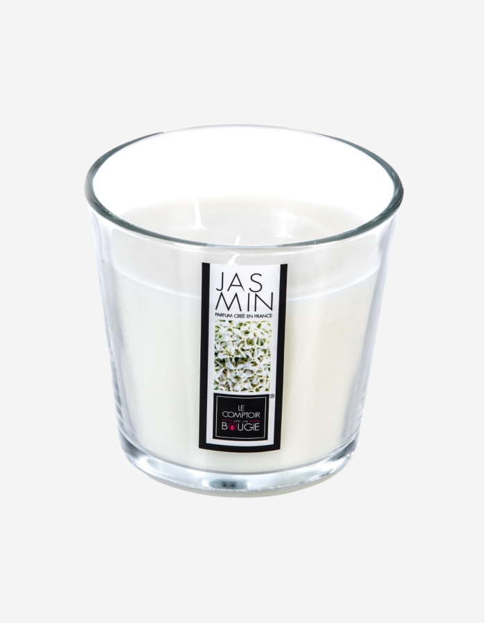 VELA PERFUMADA DE CRISTAL DE JAZMÍN D13.