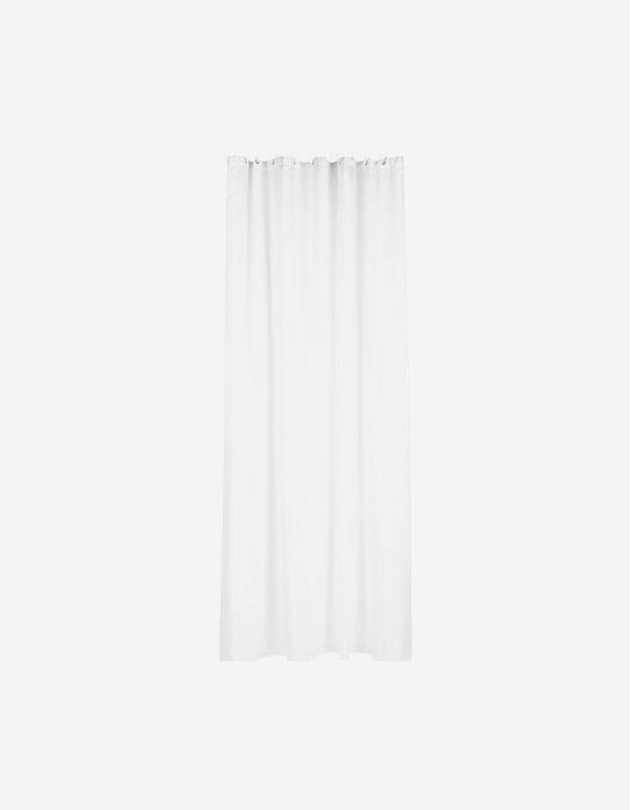 CORTINA DUCHA BLANCA POLIÉSTER 180X200CM