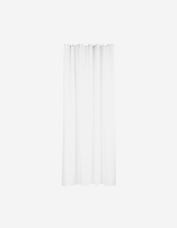 CORTINA DUCHA BLANCA POLIÉSTER 180X200CM