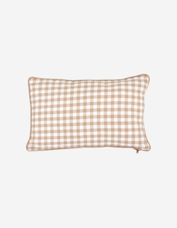 COJIN GROOVE 30X50 CM VICHY BEIGE LINO