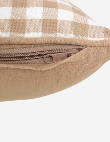 COJIN GROOVE 30X50 CM VICHY BEIGE LINO