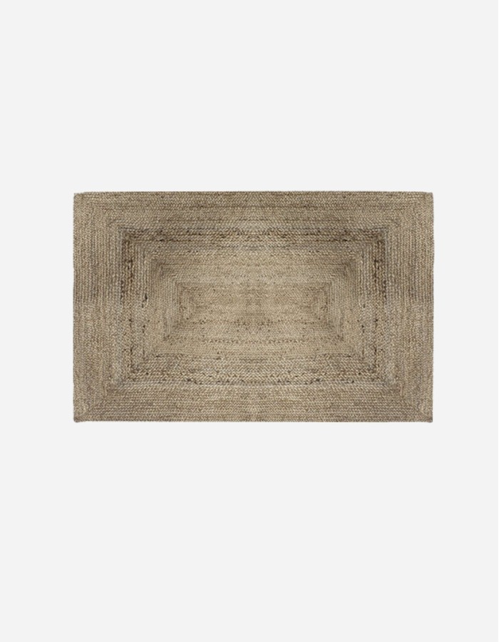 ALFOMBRA DE YUTE COLOR NATURAL 120X170