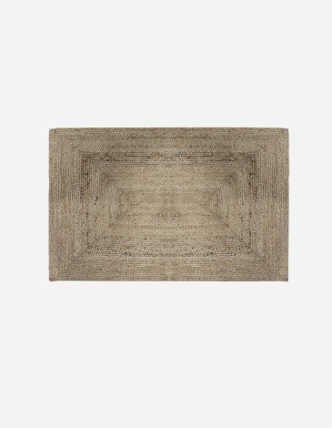 ALFOMBRA DE YUTE COLOR NATURAL 120X170